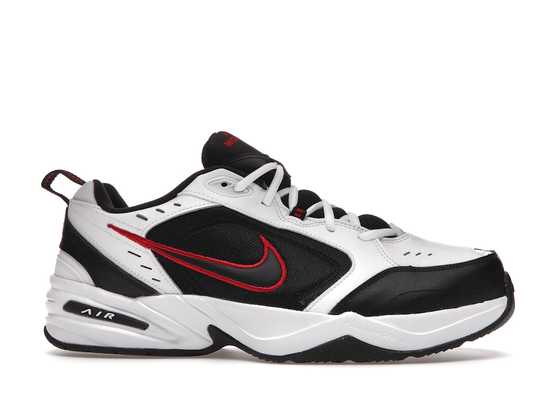 Vue 2 de Nike Air Monarch IV 4E Wide White Red