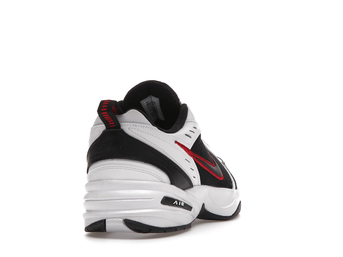Vue 30 de Nike Air Monarch IV 4E Wide White Red