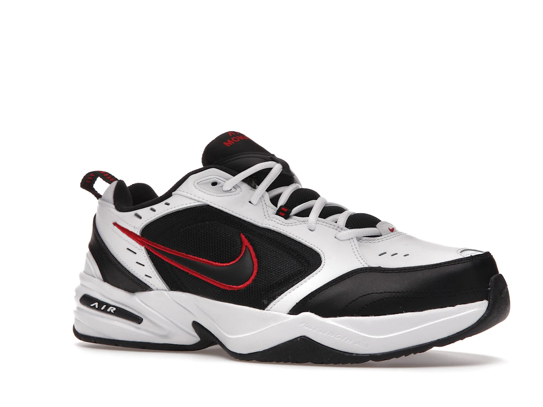 Vue 4 de Nike Air Monarch IV 4E Wide White Red
