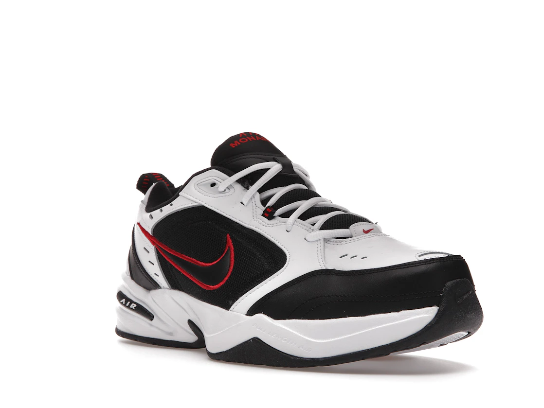 Vue 6 de Nike Air Monarch IV 4E Wide White Red