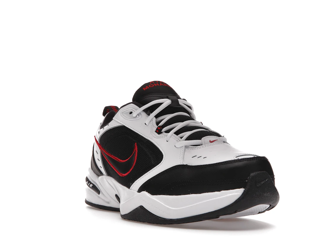 Vue 7 de Nike Air Monarch IV 4E Wide White Red