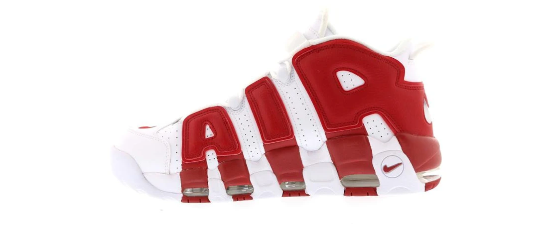 Vue 14 de Nike Air More Uptempo Varsity Red