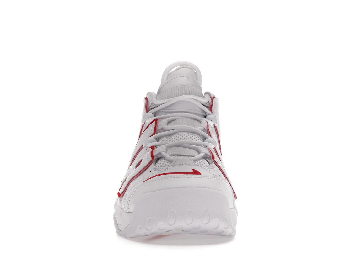 Vue 10 de Nike Air More Uptempo White Varsity Red Outline (GS)