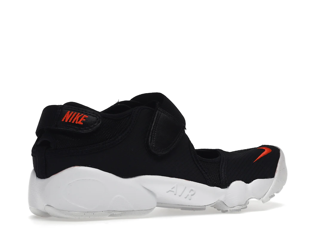 Vue 34 de Nike Air Rift Breathe Black Rush Orange 
