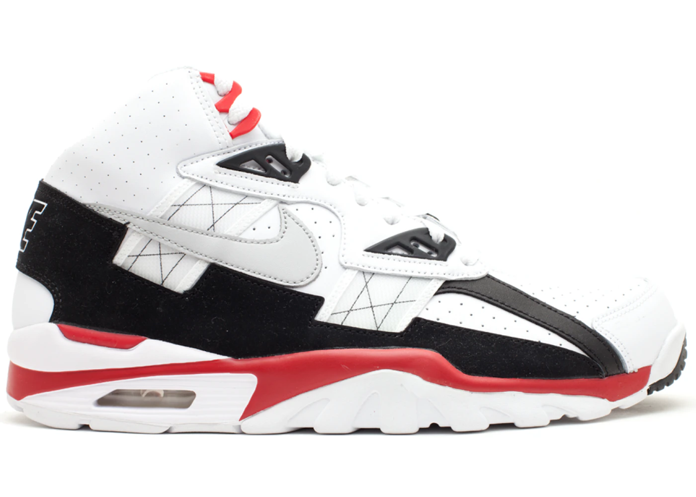 Nike Air Trainer SC High White Neutral Grey Varsity Red