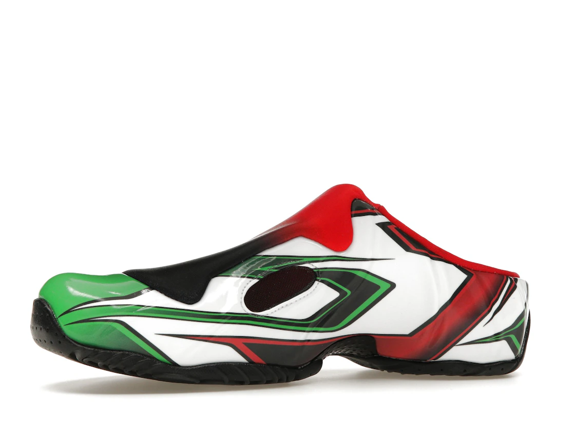 Vue 17 de Nike Clogposite Supreme White Gym Red Green