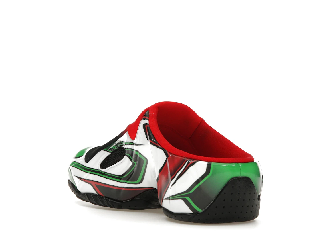 Vue 25 de Nike Clogposite Supreme White Gym Red Green
