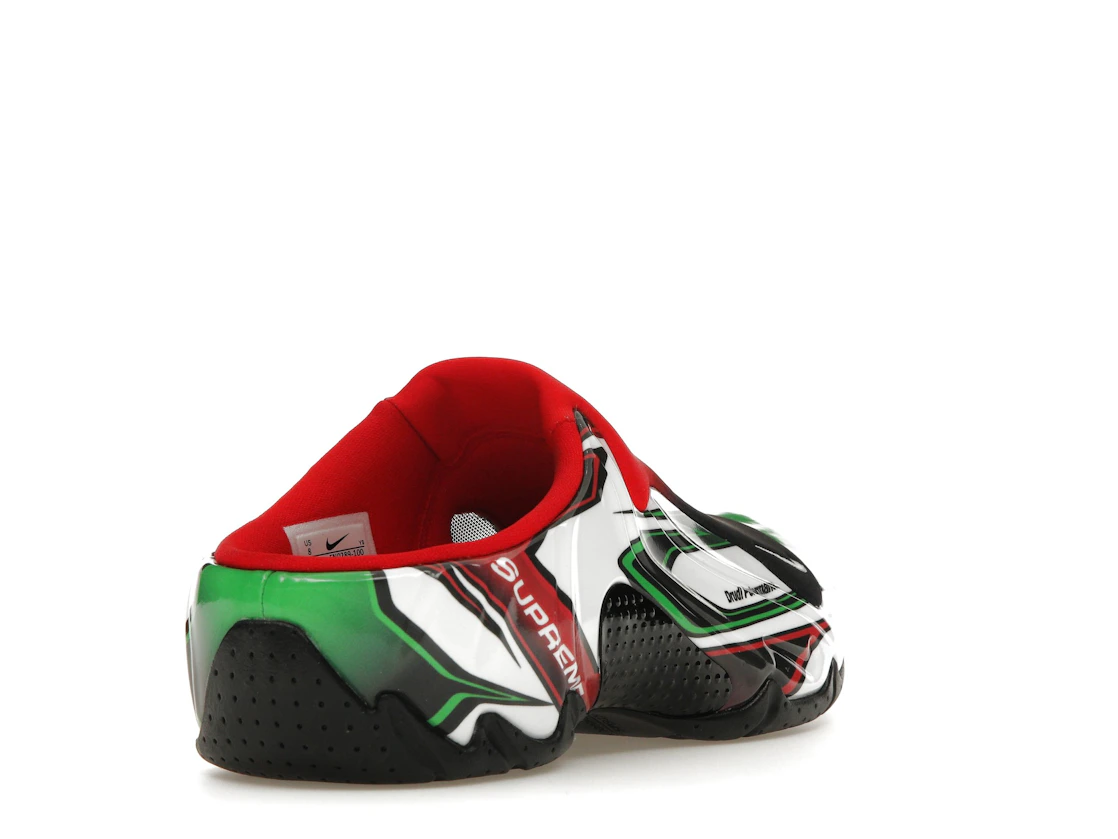 Vue 31 de Nike Clogposite Supreme White Gym Red Green