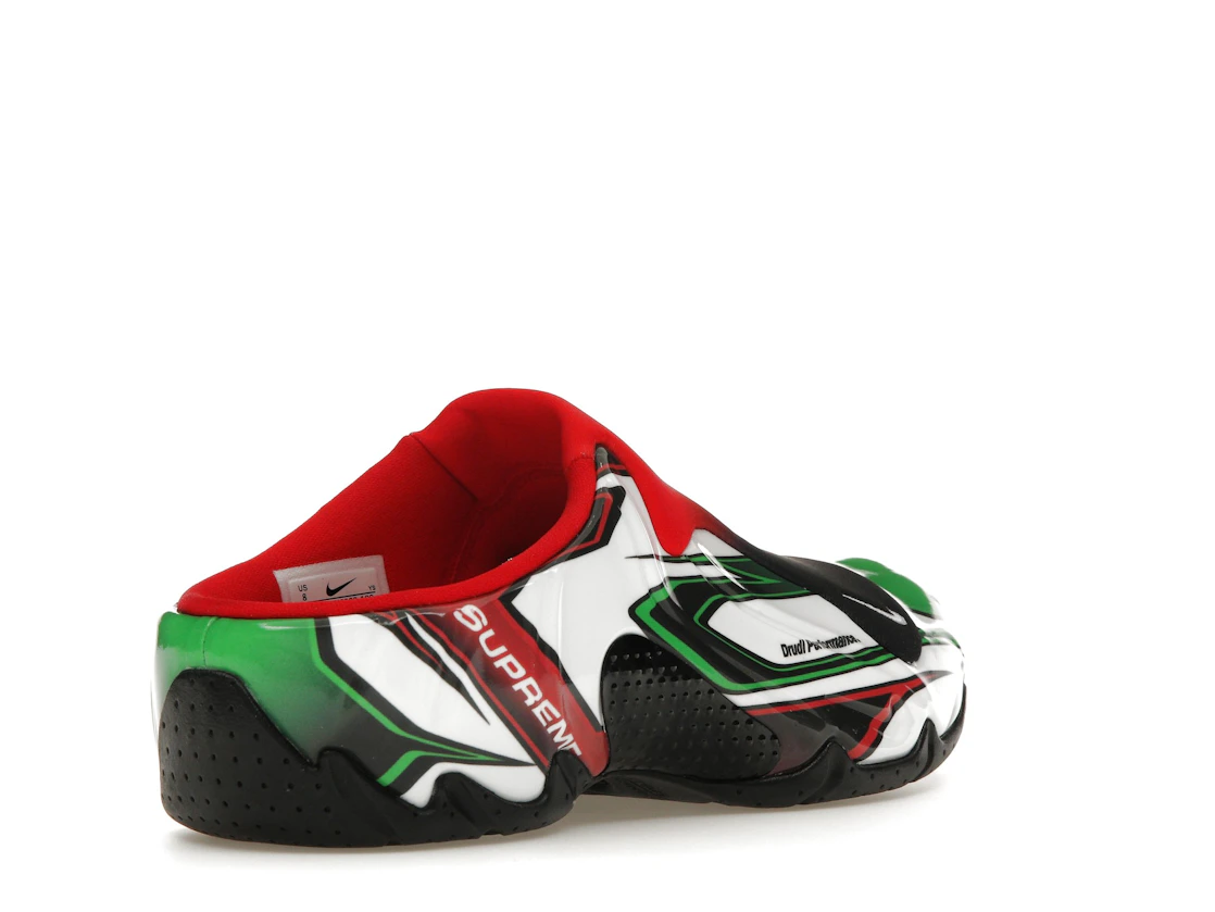 Vue 32 de Nike Clogposite Supreme White Gym Red Green