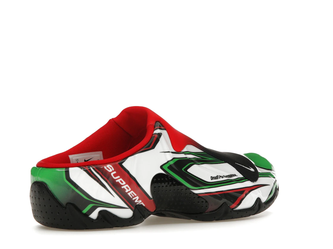 Vue 33 de Nike Clogposite Supreme White Gym Red Green