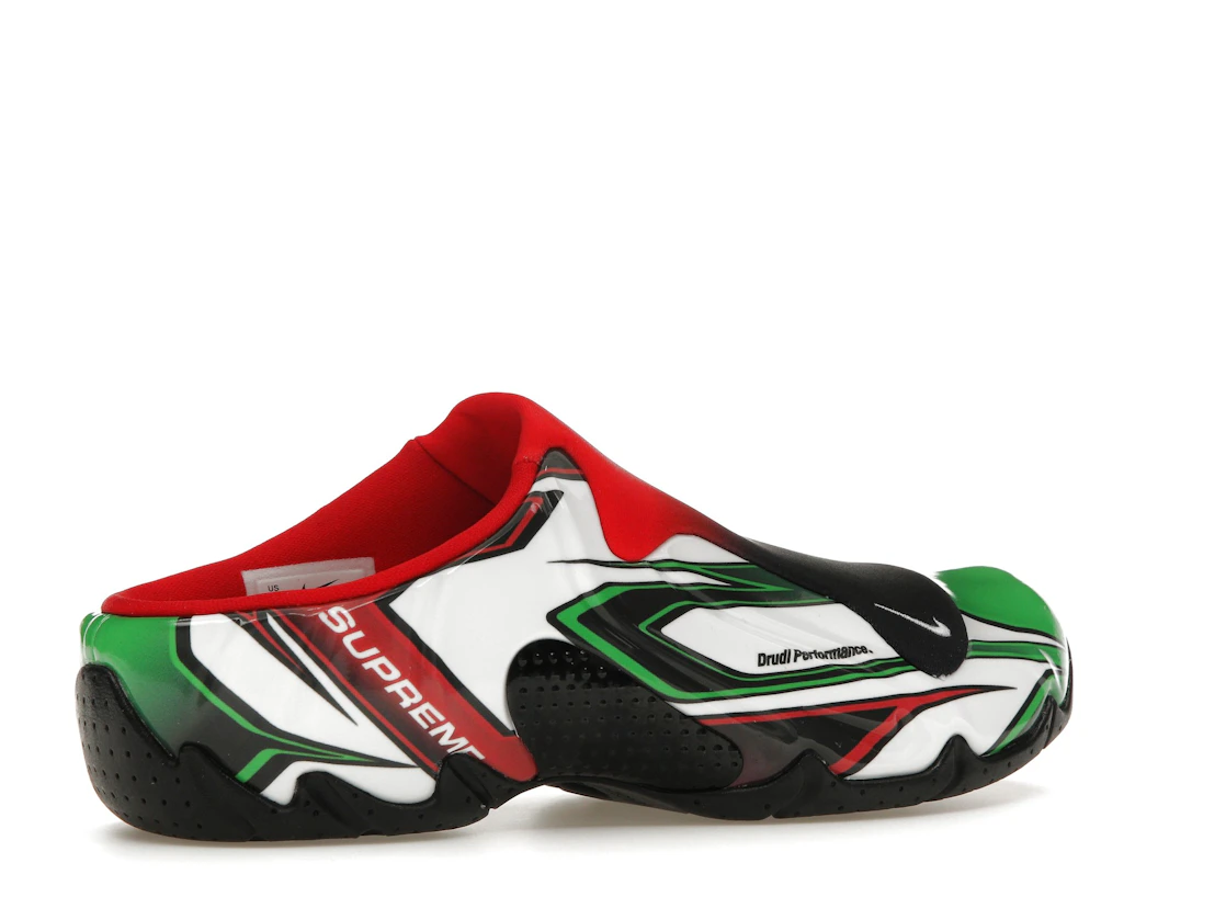 Vue 34 de Nike Clogposite Supreme White Gym Red Green