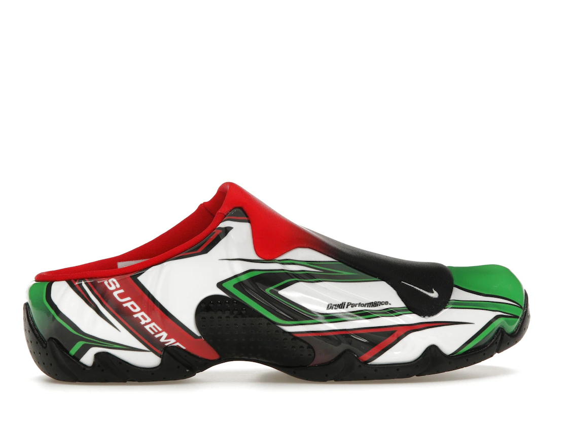 Vue 36 de Nike Clogposite Supreme White Gym Red Green