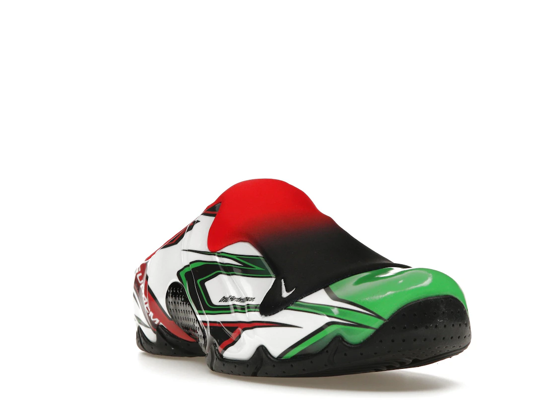 Vue 7 de Nike Clogposite Supreme White Gym Red Green