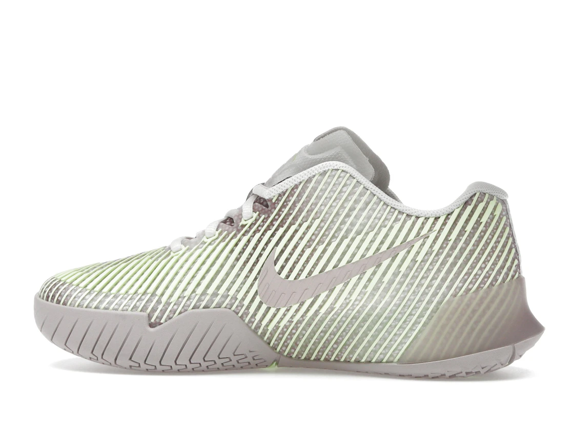 Vue 20 de Nike Court Air Zoom Vapor 11 Premium HC Phantom Platinum Violet Barely Volt 