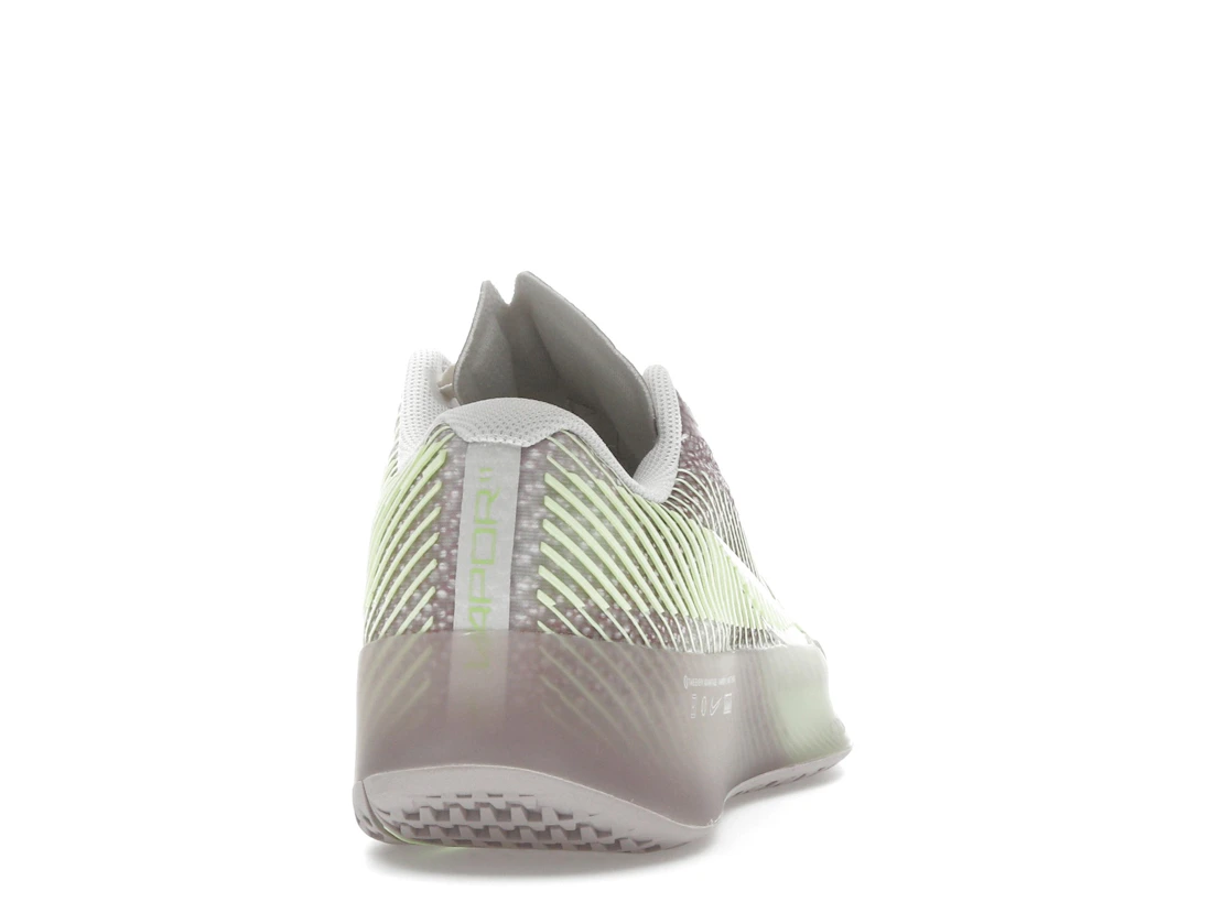 Vue 29 de Nike Court Air Zoom Vapor 11 Premium HC Phantom Platinum Violet Barely Volt 