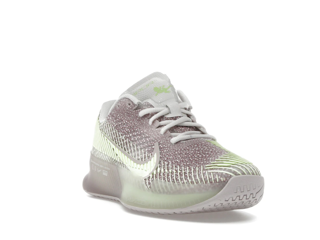 Vue 7 de Nike Court Air Zoom Vapor 11 Premium HC Phantom Platinum Violet Barely Volt 