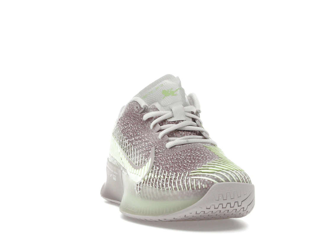 Vue 8 de Nike Court Air Zoom Vapor 11 Premium HC Phantom Platinum Violet Barely Volt 