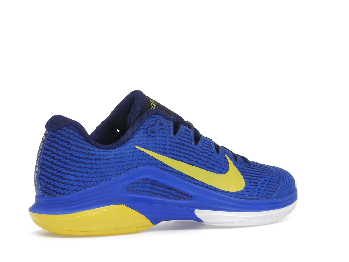 Vue 34 de Nike Court Air Zoom Vapor 12 HC Racer Blue Lightning
