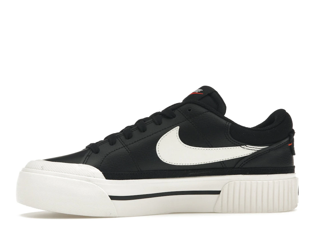 Vue 18 de Nike Court Legacy Lift Black Sail 