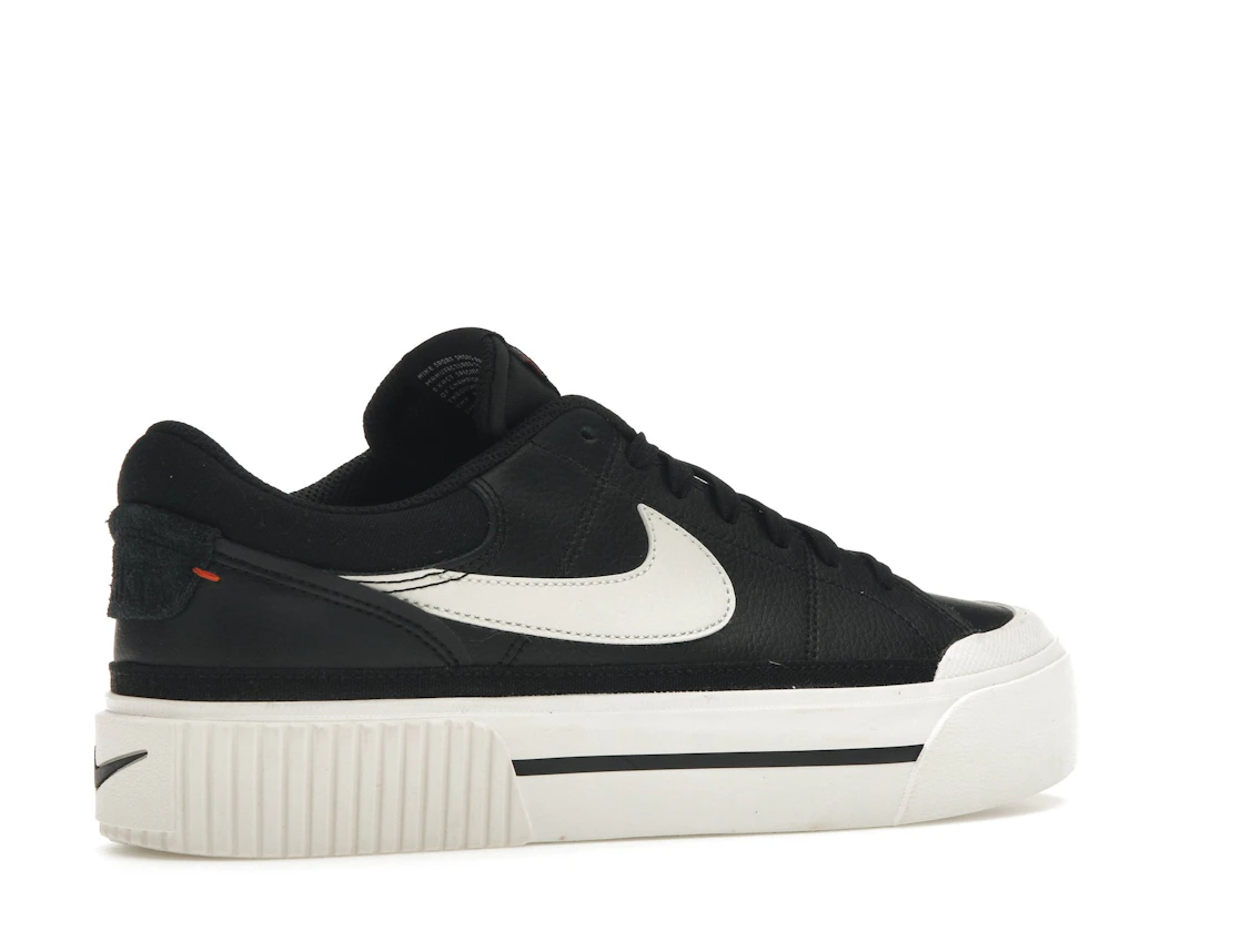 Vue 34 de Nike Court Legacy Lift Black Sail 