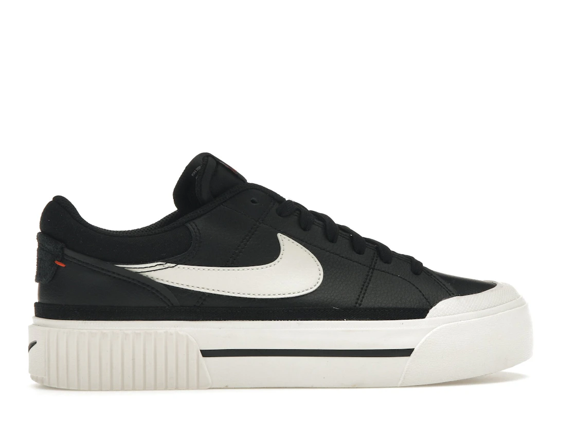 Vue 36 de Nike Court Legacy Lift Black Sail 