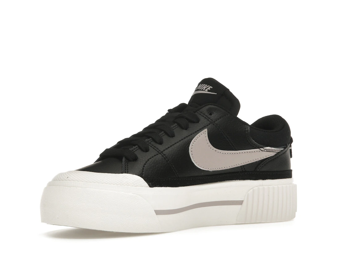 Vue 15 de Nike Court Legacy Lift Black Sail Platinum Violet 
