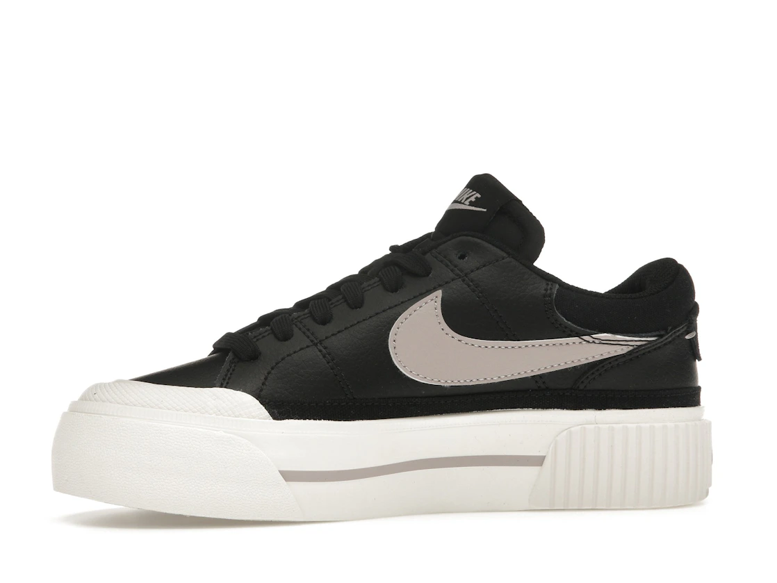 Vue 17 de Nike Court Legacy Lift Black Sail Platinum Violet 