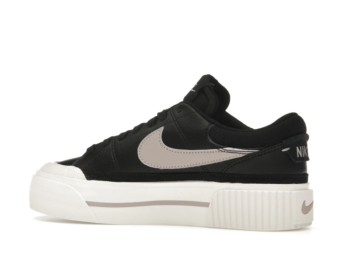 Vue 21 de Nike Court Legacy Lift Black Sail Platinum Violet 