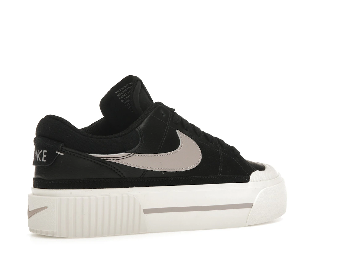 Vue 33 de Nike Court Legacy Lift Black Sail Platinum Violet 