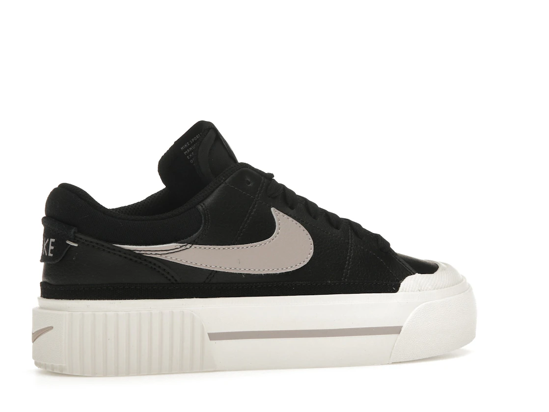 Vue 34 de Nike Court Legacy Lift Black Sail Platinum Violet 