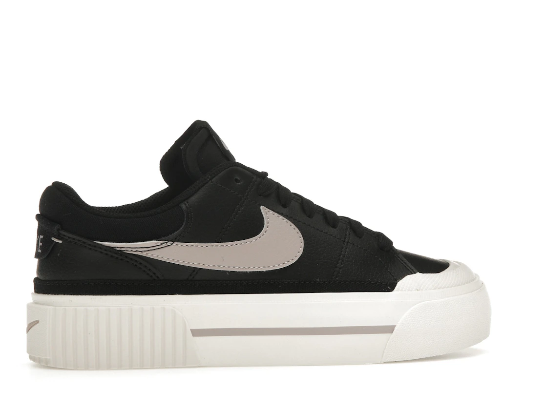 Vue 35 de Nike Court Legacy Lift Black Sail Platinum Violet 