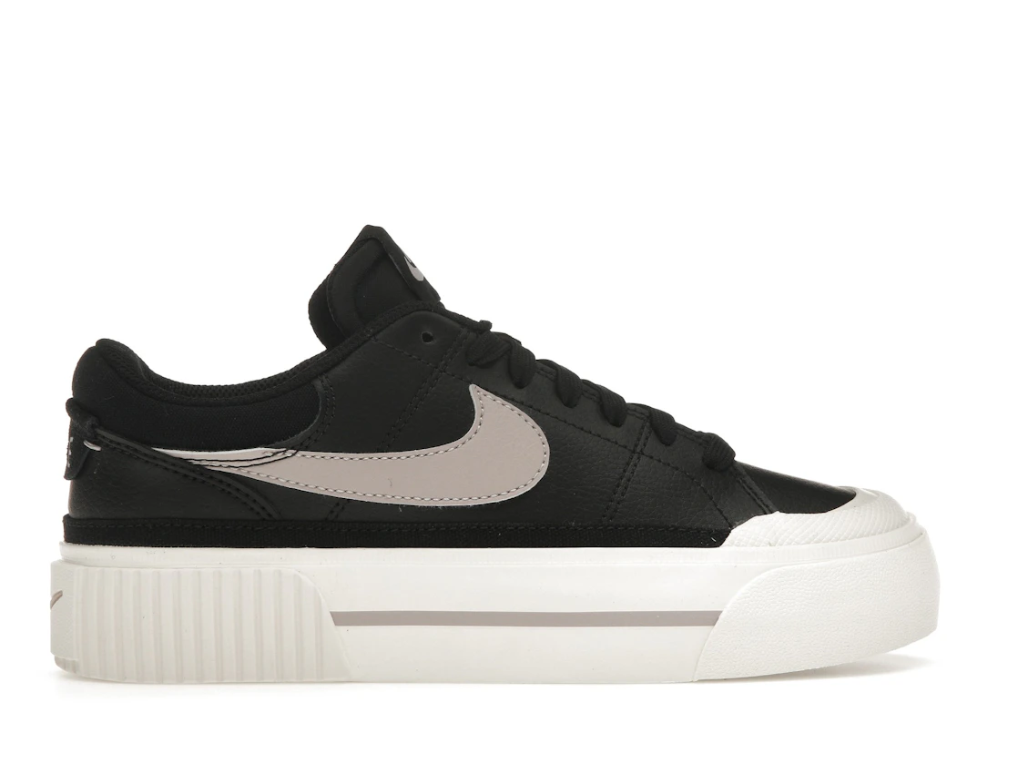 Vue 36 de Nike Court Legacy Lift Black Sail Platinum Violet 