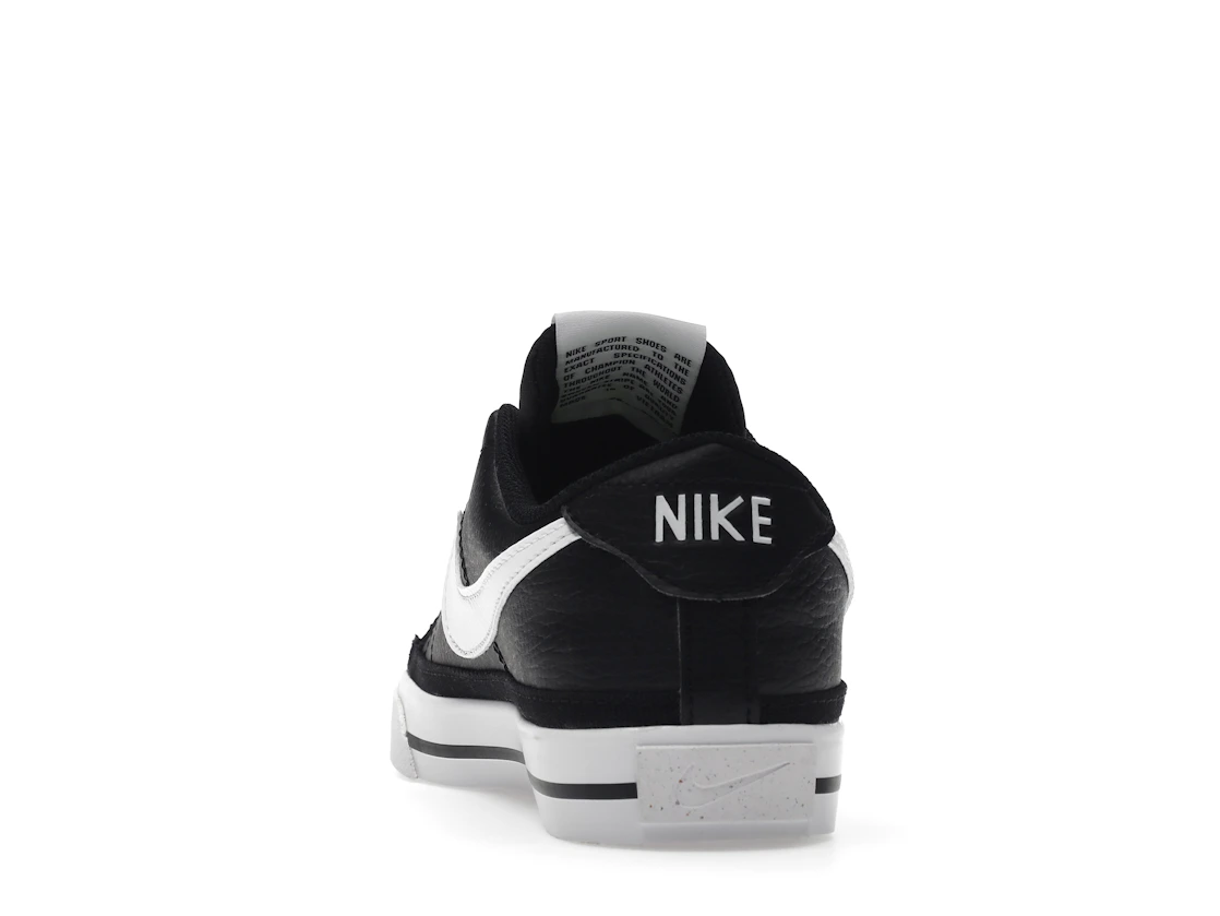 Vue 27 de Nike Court Legacy Next Nature Black White 