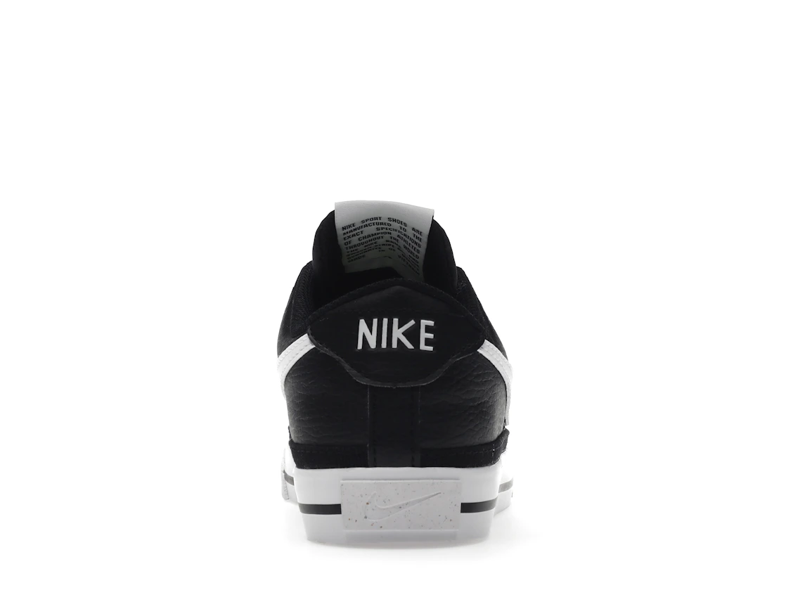 Vue 28 de Nike Court Legacy Next Nature Black White 