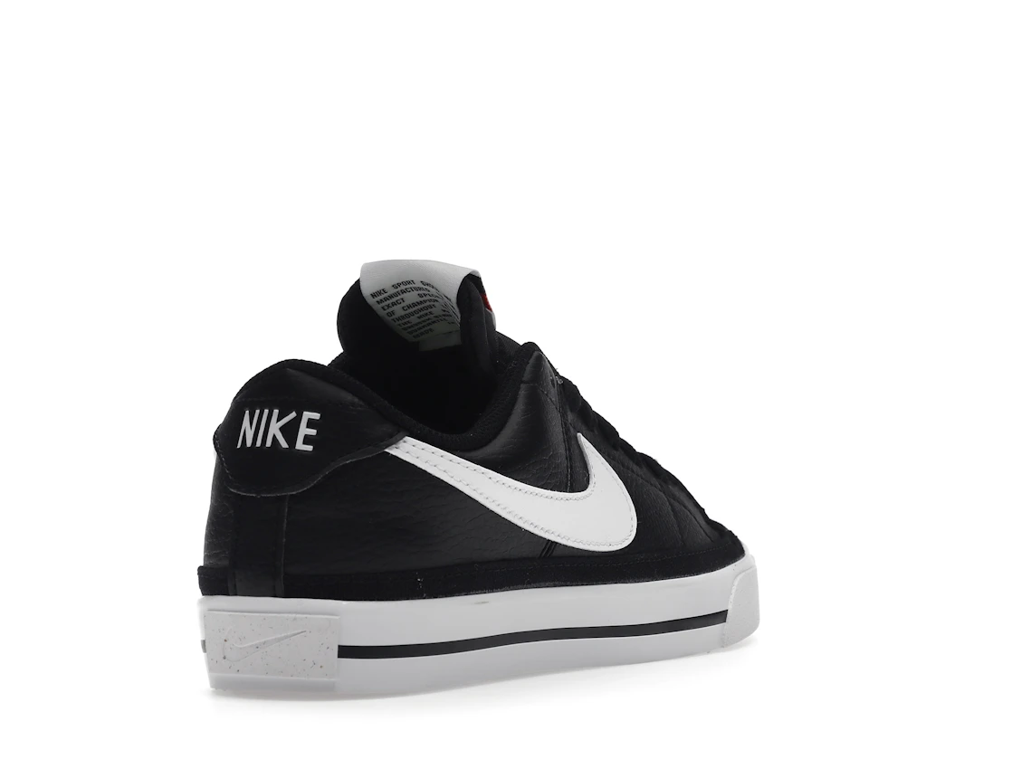 Vue 31 de Nike Court Legacy Next Nature Black White 