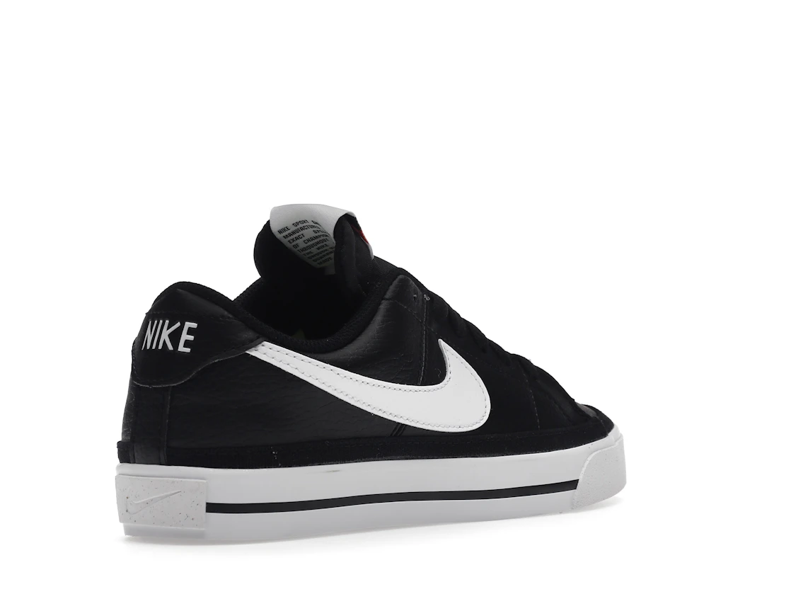 Vue 32 de Nike Court Legacy Next Nature Black White 