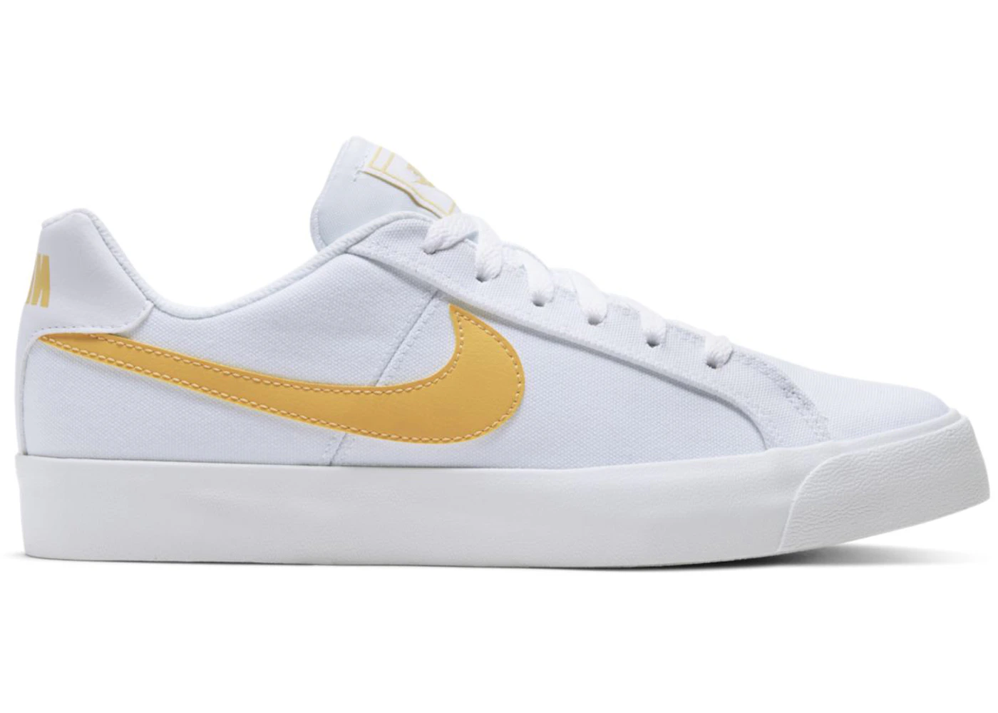 Nike Court Royale AC Canvas White Topaz Gold 