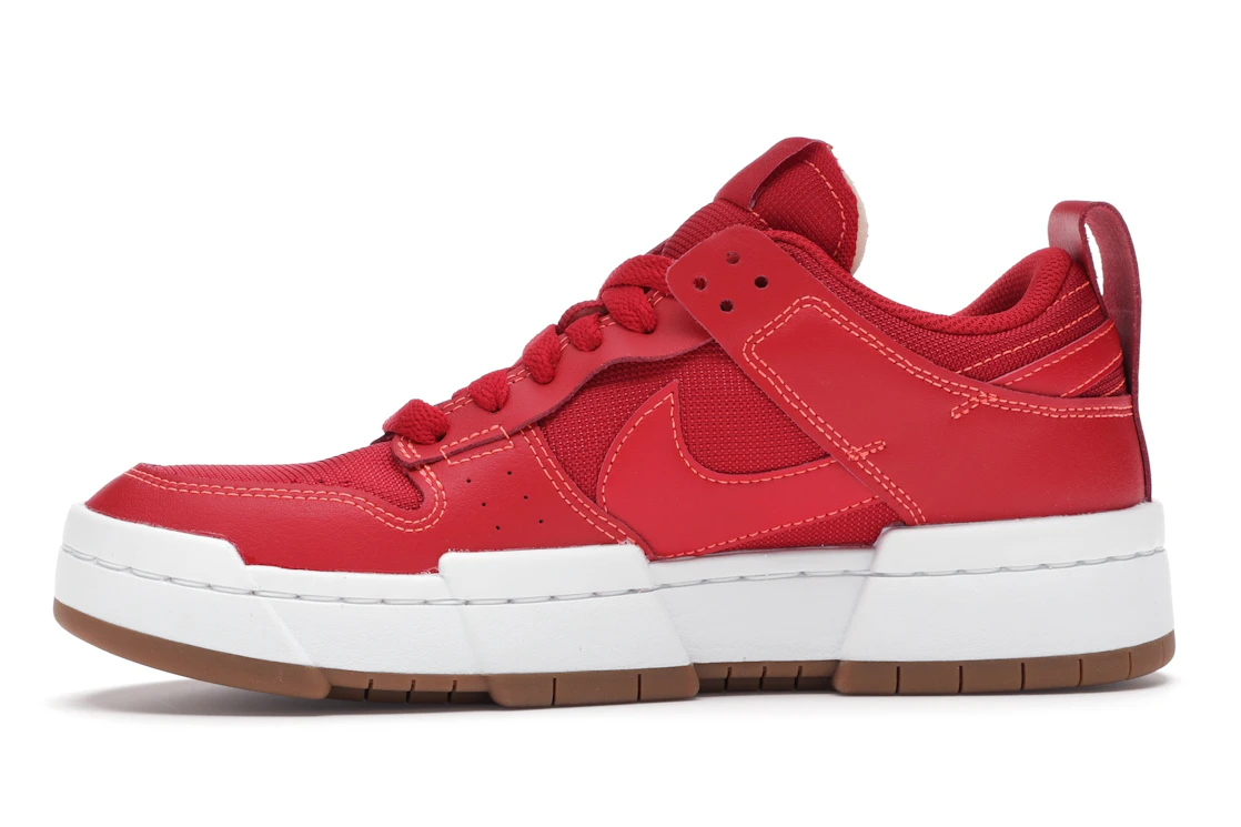 Vue 18 de Nike Dunk Low Disrupt Red Gum 