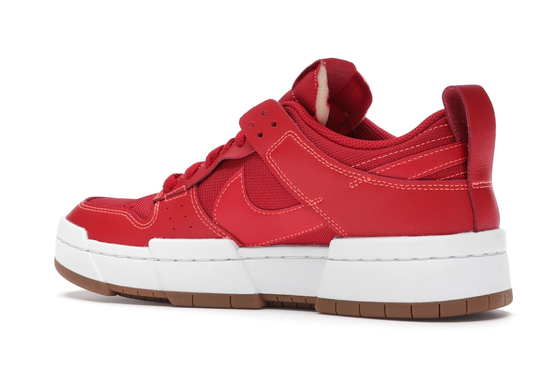Vue 22 de Nike Dunk Low Disrupt Red Gum 