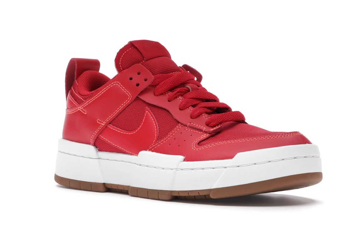 Vue 5 de Nike Dunk Low Disrupt Red Gum 