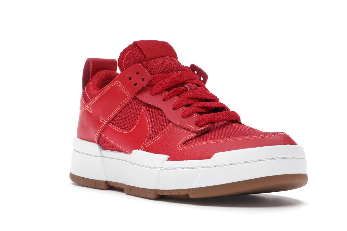 Vue 6 de Nike Dunk Low Disrupt Red Gum 