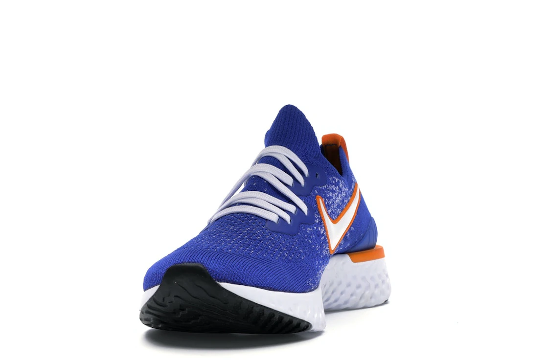 Vue 12 de Nike Epic React Flyknit 2 Racer Blue