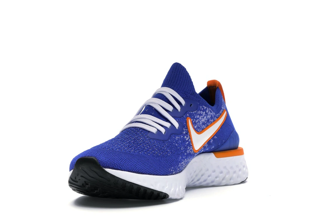 Vue 13 de Nike Epic React Flyknit 2 Racer Blue