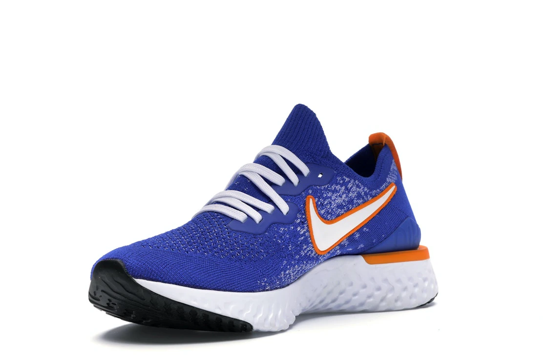 Vue 14 de Nike Epic React Flyknit 2 Racer Blue