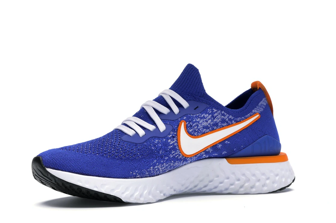Vue 16 de Nike Epic React Flyknit 2 Racer Blue