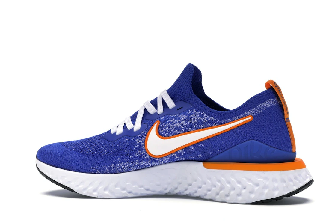Vue 21 de Nike Epic React Flyknit 2 Racer Blue