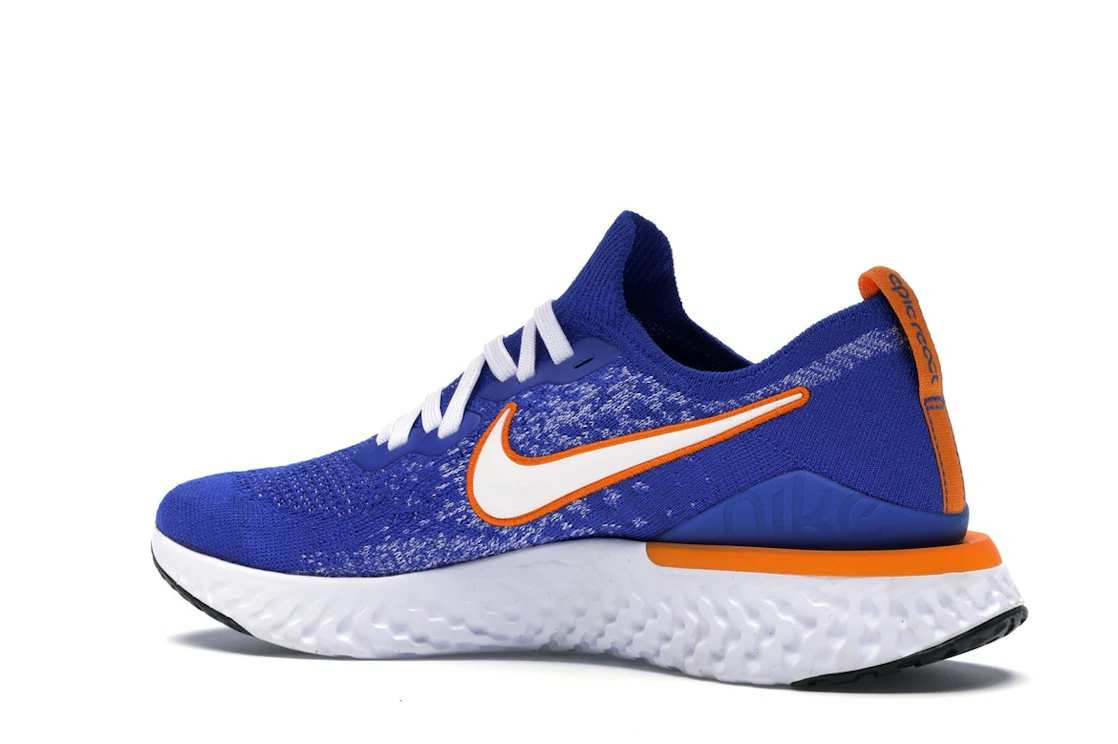 Vue 22 de Nike Epic React Flyknit 2 Racer Blue
