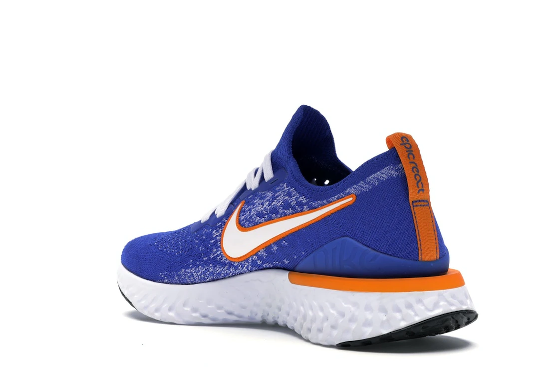 Vue 24 de Nike Epic React Flyknit 2 Racer Blue