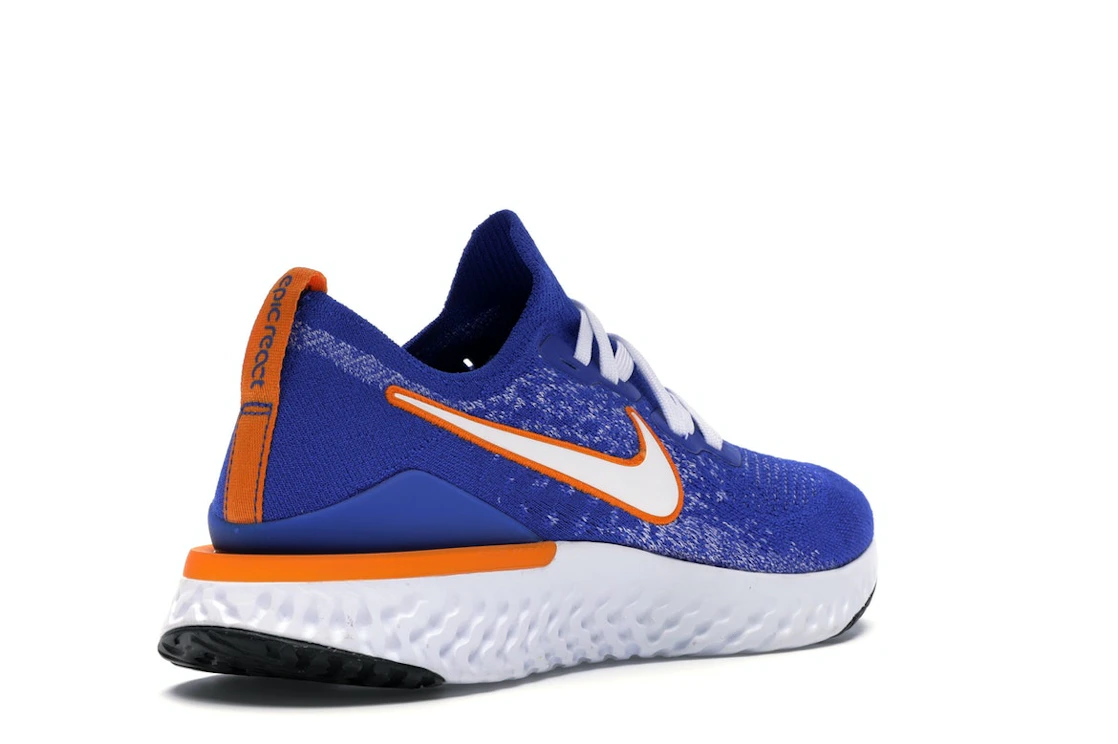 Vue 32 de Nike Epic React Flyknit 2 Racer Blue