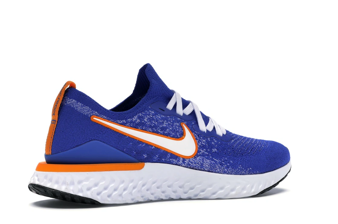 Vue 34 de Nike Epic React Flyknit 2 Racer Blue